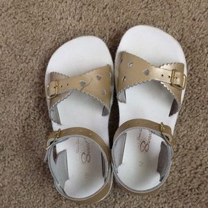 Gold Saltwater sandals